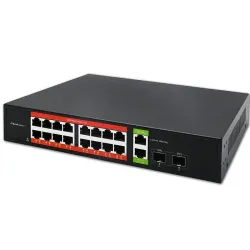 Switch niezarządzalny Qoltec przełącznik sieciowy Gigabit Ethernet PoE |