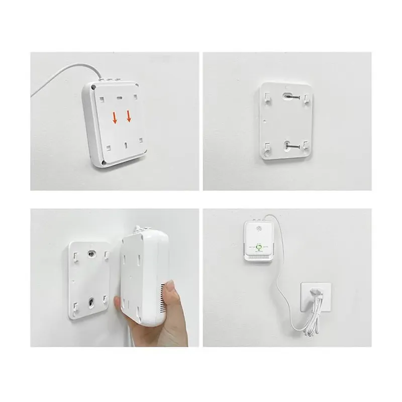 Czujnik wycieku gazu ziemnego i tlenku węgla Qoltec | alarm 85dB | LED