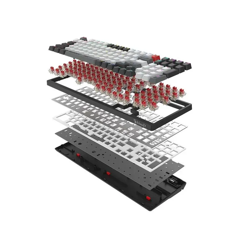 Klawiatura bezprzewodowa A4tech Bloody WS98 Grey WRLS
