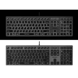 Klawiatura przewodowa A4Tech FSTYLER FX60H (White | PartsPC.pl