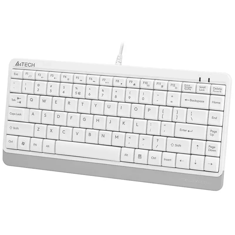 Klawiatura przewodowa mini A4Tech FSTYLER FK11 White | PartsPC.pl