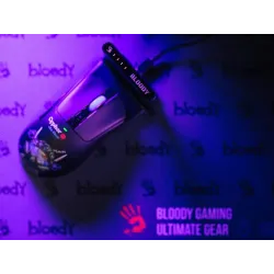 Mysz bezprzewodowa A4Tech Bloody R73 ULTRA DUO Cypher Ghost