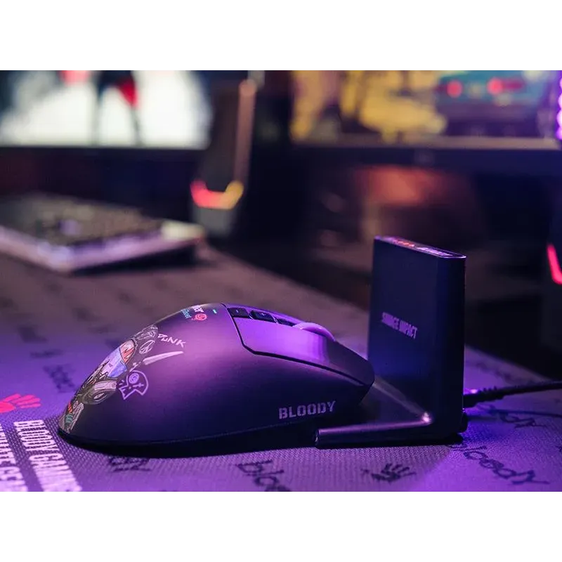 Mysz bezprzewodowa A4Tech Bloody R73 ULTRA DUO Cypher Ghost