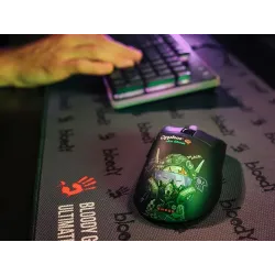 Mysz bezprzewodowa A4Tech Bloody R73 ULTRA DUO Cypher Ghost