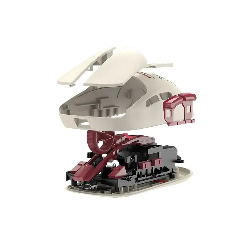 Mysz bezprzewodowa A4Tech Bloody R72 ULTRA DUO Pixels Red