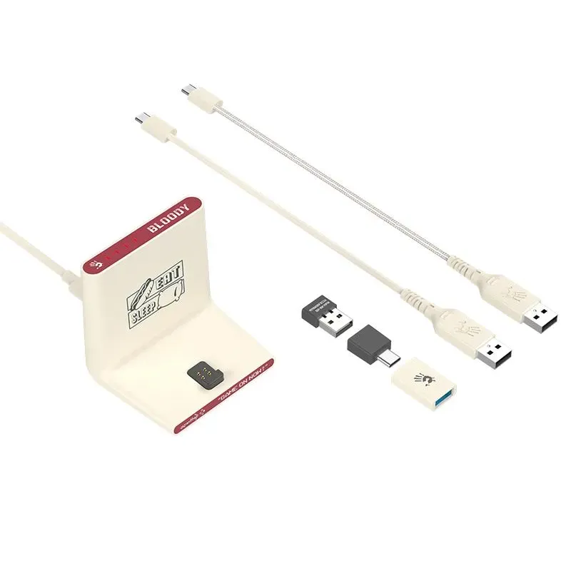 Mysz bezprzewodowa A4Tech Bloody R72 ULTRA DUO Pixels Red