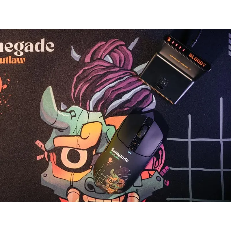 Mysz bezprzewodowa A4Tech Bloody R72 ULTRA DUO Renegade Midnight