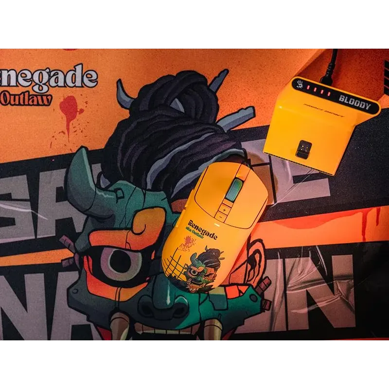 Mysz bezprzewodowa A4Tech Bloody R72 ULTRA DUO Renegade Sunset