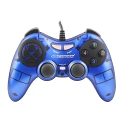 Gamepad PC USB Esperanza "Fighter" niebieski | PartsPC.pl