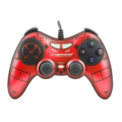 Gamepad PC USB Esperanza "Fighter" czerwony | PartsPC.pl