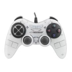 Gamepad PC USB Esperanza "Fighter" biały | PartsPC.pl