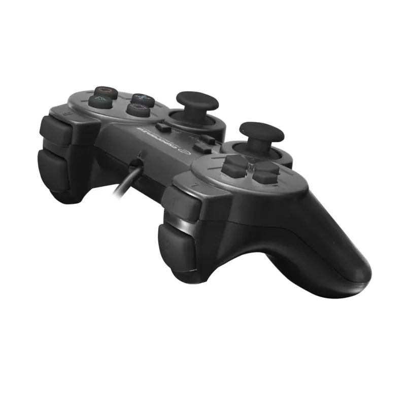Gamepad PS3/PC USB Esperanza "Trooper" czarny | PartsPC.pl