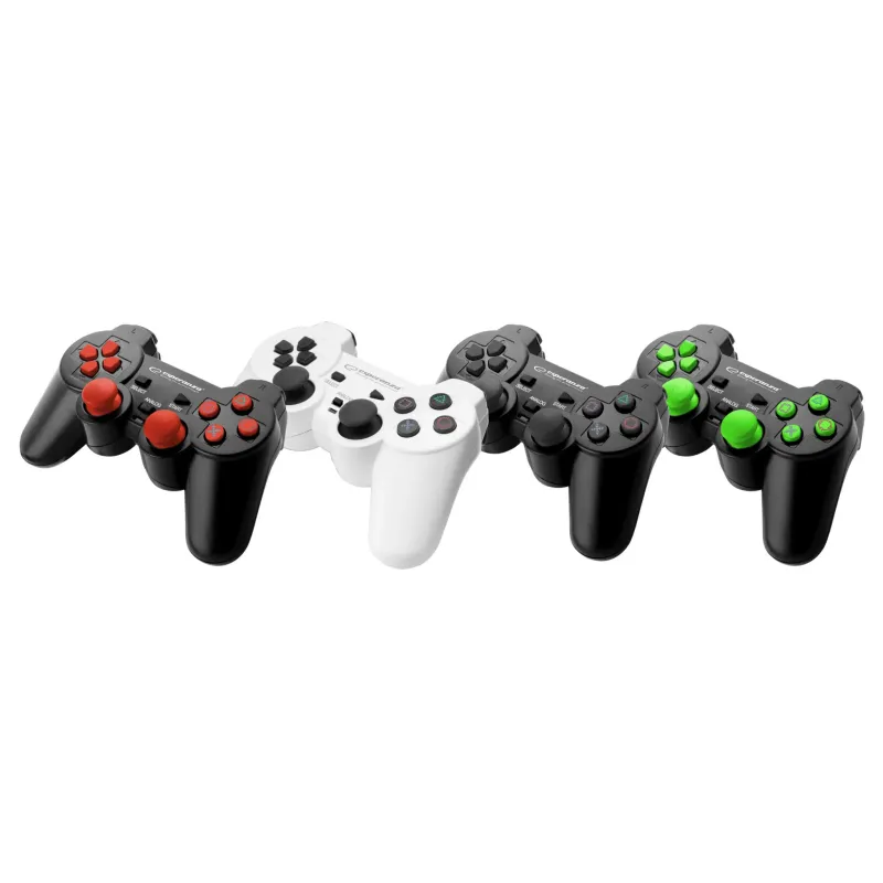 Gamepad PS3/PC USB Esperanza "Trooper" czarny | PartsPC.pl