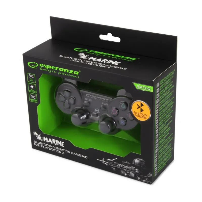 Gamepad bezprzewodowy Bluetooth PS3 Esperanza "Marine" | PartsPC.pl