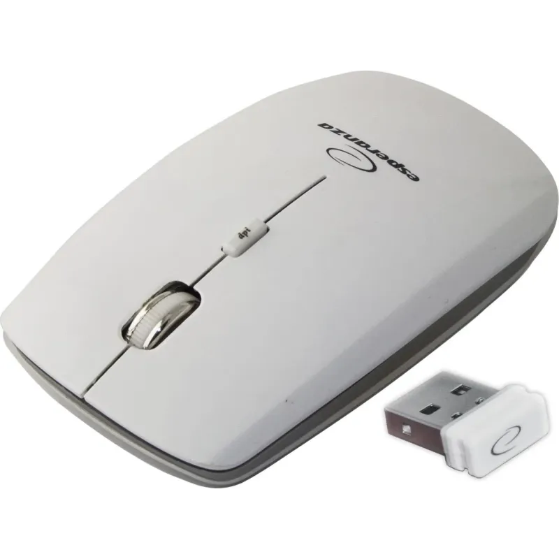 Mysz bezprzewodowa Esperanza SATURN EM120W optyczna biała | PartsPC.pl