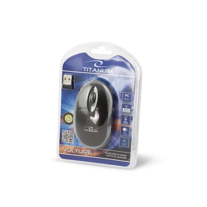 Mysz bezprzewodowa Titanum 3D Vulture optyczna 2.4 GHz... | PartsPC.pl