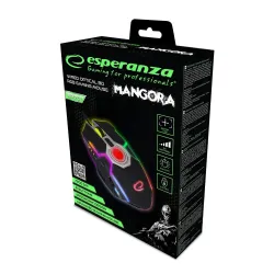 Mysz przewodowa Esperanza EGM701 MANGORA Gaming LED RGB 8D opt. USB