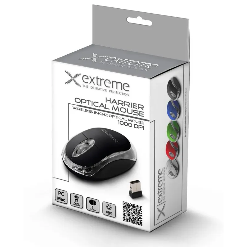 Mysz bezprzewodowa Extreme 3D Harrier optyczna 2.4 GHz czarna