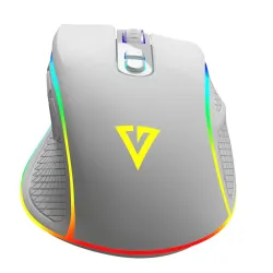 Mysz przewodowa Modecom Volcano Veles optyczna biała | PartsPC.pl