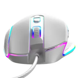 Mysz przewodowa Modecom Volcano Veles optyczna biała | PartsPC.pl