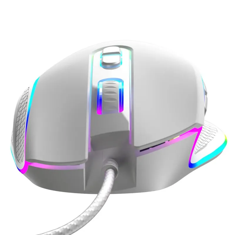 Mysz przewodowa Modecom Volcano Veles optyczna biała | PartsPC.pl