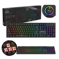 Klawiatura przewodowa SAVIO STYX Outemu Red mechaniczna Hot … | PartsPC.pl