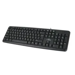Klawiatura przewodowa Titanum TKR101 USB RUSSIAN czarna | PartsPC.pl