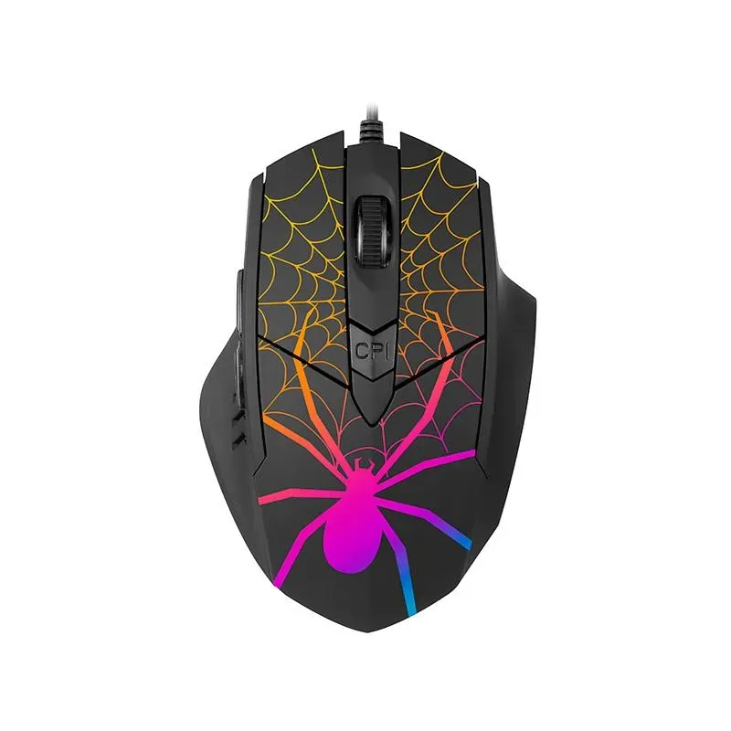 Mysz przewodowa Tracer Black Widow USB optyczna | PartsPC.pl