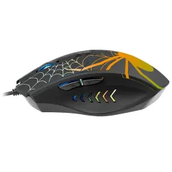 Mysz przewodowa Tracer Black Widow USB optyczna | PartsPC.pl