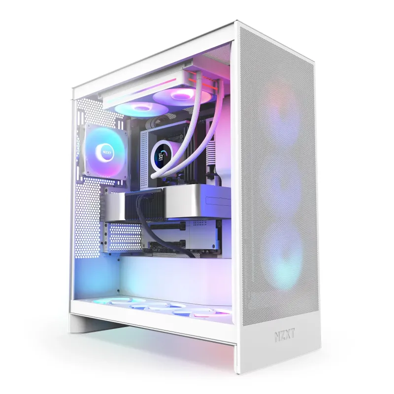 Chłodzenie wodne NZXT Kraken Plus 240 RGB LCD białe | PartsPC.pl