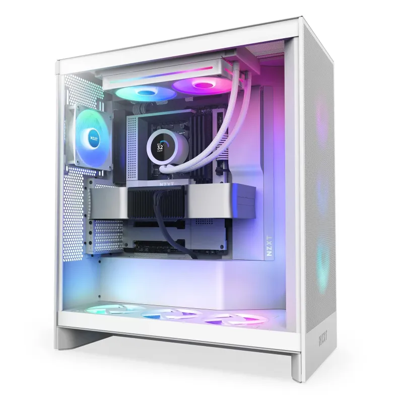 Chłodzenie wodne NZXT Kraken Plus 240 RGB LCD białe | PartsPC.pl