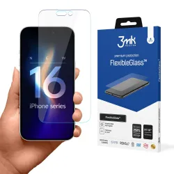 Szkło nietłukące się do Apple iPhone 16 Pro - 3mk FlexibleGlass