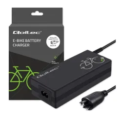 Ładowarka Qoltec do roweru elektrycznego 36V | 42V | 2A | wtyczka Bosch