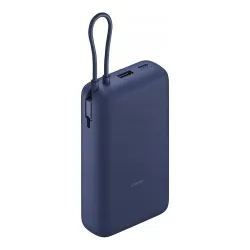 Powerbank Xiaomi 22,5W 20000mAh 2xUSB-C USB-A wbudowany kabel Blue