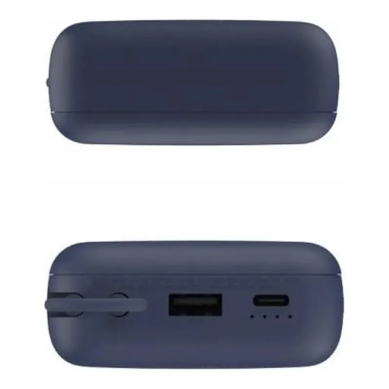 Powerbank Xiaomi 22,5W 20000mAh 2xUSB-C USB-A wbudowany kabel Blue