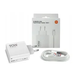 Ładowarka sieciowa Xiaomi 90W HyperCharge Combo 1x USB-A 6,1A biała