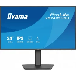 IIYAMA Monitor 23.8 cala XB2493HSU-B1 IPS.HDMI.DP.2x2W.USBx2, 350cd,1500:1,