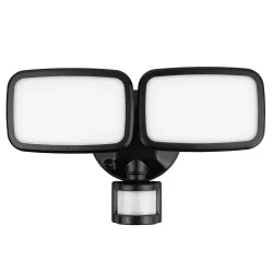 Lampa LED Maclean MCE524 B, z czujnikiem PIR, 20W, 1500lm, IP65, neutral