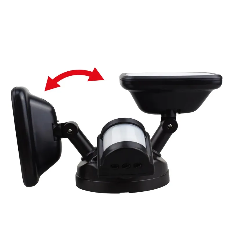 Lampa LED Maclean MCE524 B, z czujnikiem PIR, 20W, 1500lm, IP65, neutral