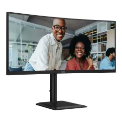 Monitor AOC 34" CU34E4CV VA WQHD 120Hz 2xHDMI DP HUB RJ45 głośniki