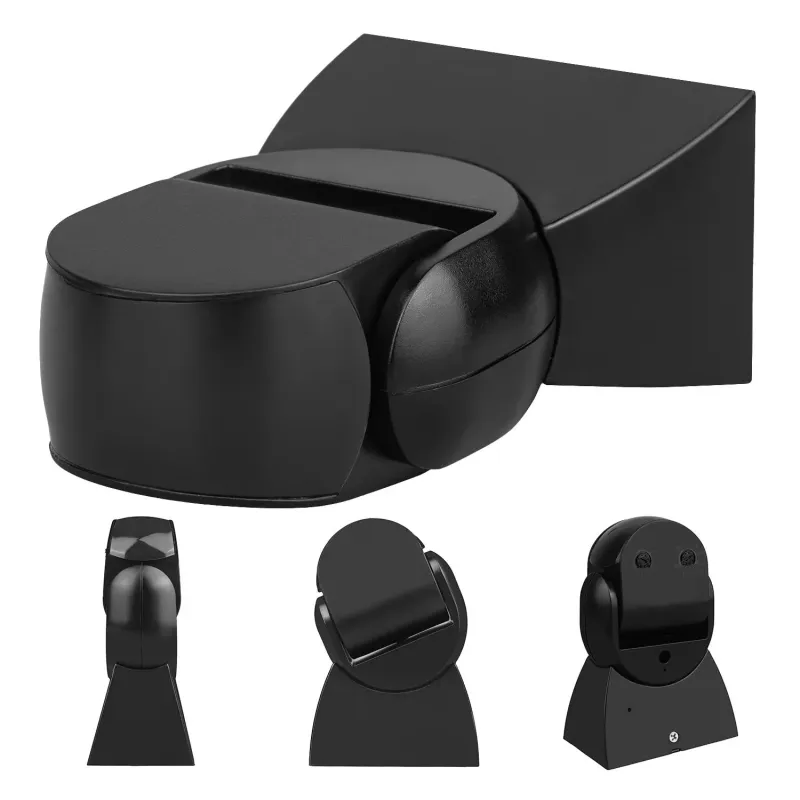 Czujnik ruchu PIR Maclean MCE201 B/B, na podczerwień, IP65, czarny z czarną