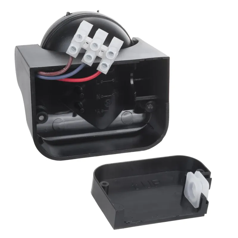 Czujnik ruchu PIR Maclean MCE358 B/B, na podczerwień, IP44, czarny z czarną