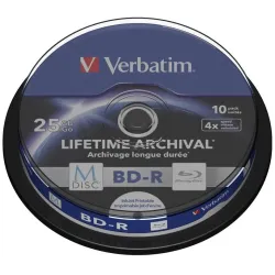 Płyty BD-R Verbatim M-Disc 25 GB 4x Print Cake 10