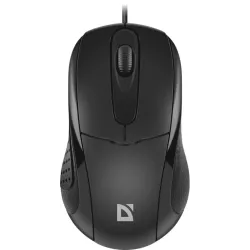 Mysz przewodowa Defender STANDARD MB-580 OPTICAL 1000dpi 3P czarna kabel