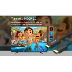 Kabel adapter Unitek V1608A DisplayPort 1.2 - HDMI 2.0 | PartsPC.pl