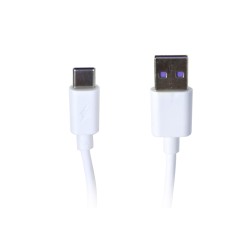 Kabel USB-C Vakoss TC-U539 Fast Charge 5A 1m biały | PartsPC.pl