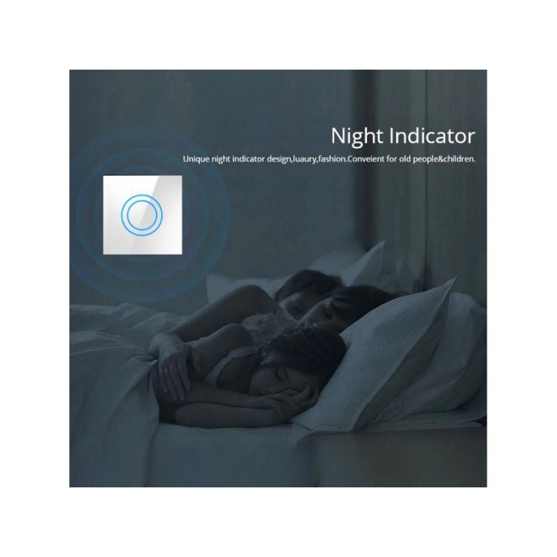 Włącznik dotykowy światła Maclean MCE704W podwójny, sz... | PartsPC.pl