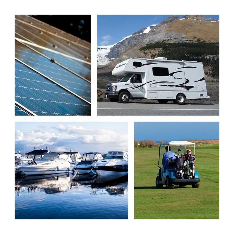 Akumulator LiFePO4 Qoltec Litowo-Żelazowo-Fosforanowy | 12.8V | 100Ah |