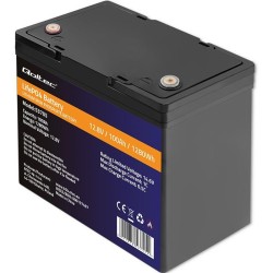 Akumulator LiFePO4 Qoltec Litowo-Żelazowo-Fosforanowy | 12.8V | 100Ah |