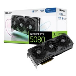 PNY Karta graficzna GeForce RTX5080 OC 3F 16GB 256-bit 960GB/s